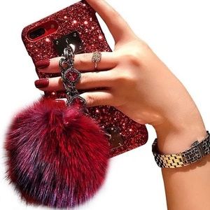 Red Ball Strap and Chain iPhone 7 Plus/8 case